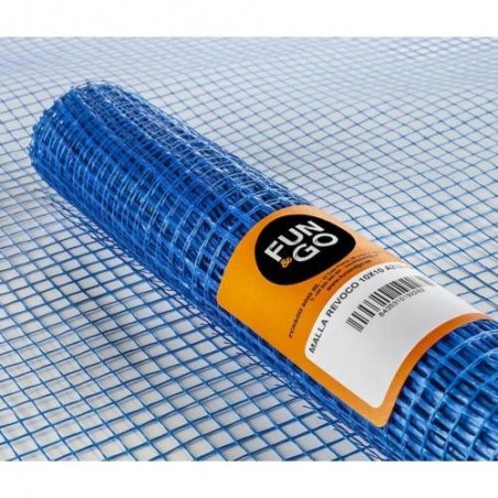 MALLA REVOCO (10X10) AZUL DE 1X10M.  50012