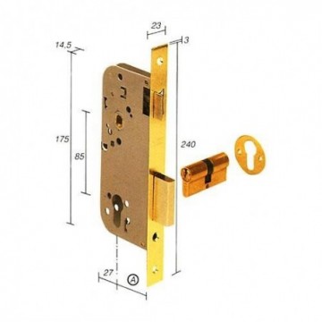 CERRADURA EMBUTIR 2030/50 HN